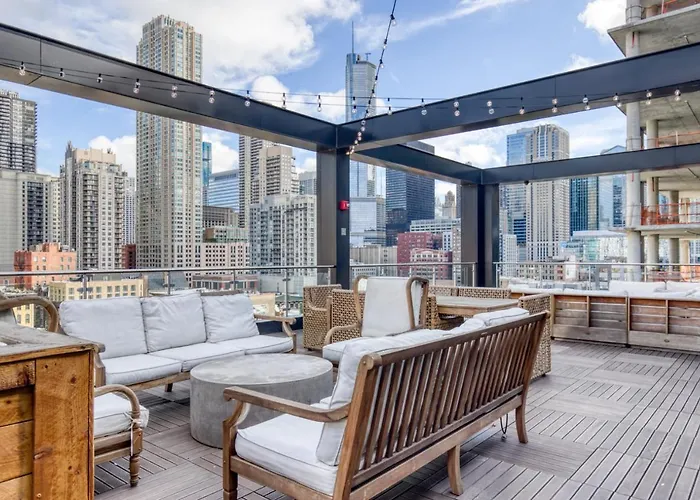 River North 1br W Gym Lounge Roof Nr Riverwalk Chi-895 * Chicago