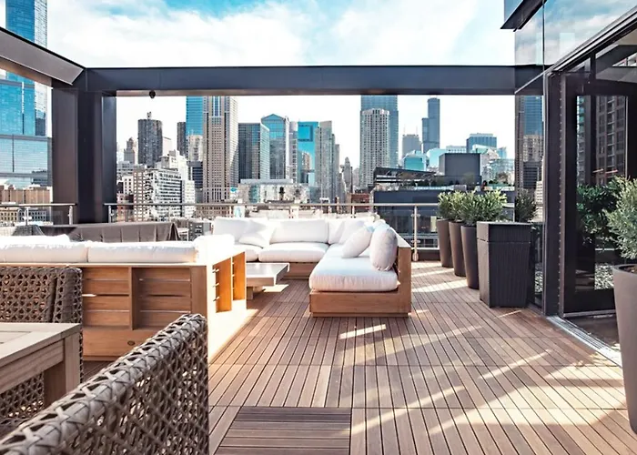 River North 1br W Gym Lounge Roof Nr Riverwalk Chi-895 *